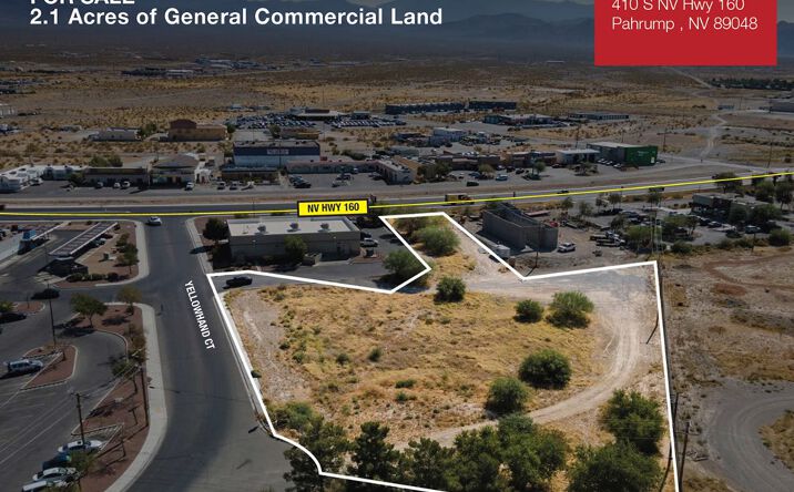 Pictures of Retail, Multifamily, Office, Land, Self Storage property located at 410 S Nevada Highway 160, Pahrump, NV 89048 for sales - image #1