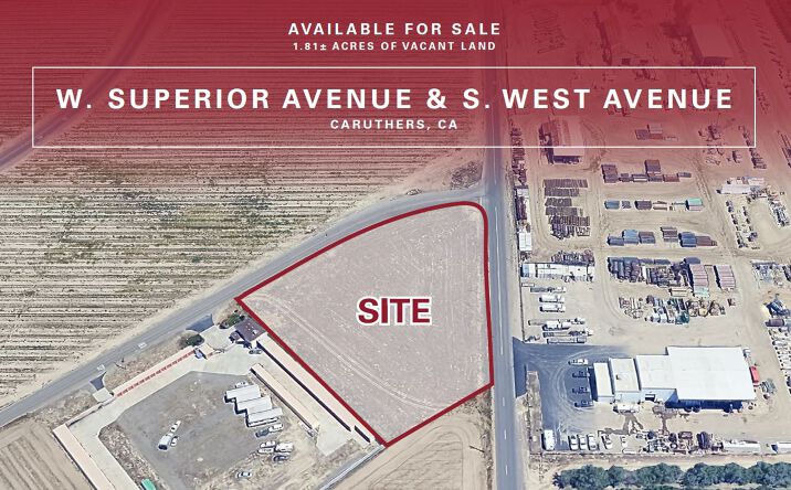 Pictures of Land property located at W Superior Ave & S. West Avenue, Caruthers, CA 93609 for sales - image #1