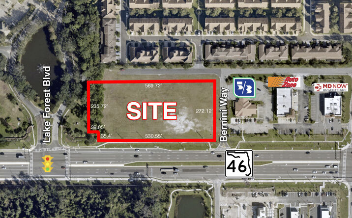 Pictures of Land property located at SR 46 & Bernini Way, Sanford, FL 32771 for sales - image #1