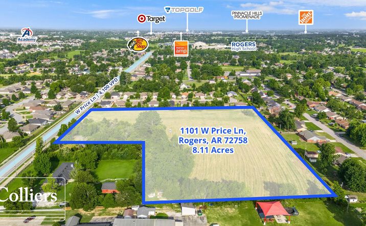 Pictures of Land property located at 1101 W Price Ln, Rogers, AR 72758 for sales - image #1