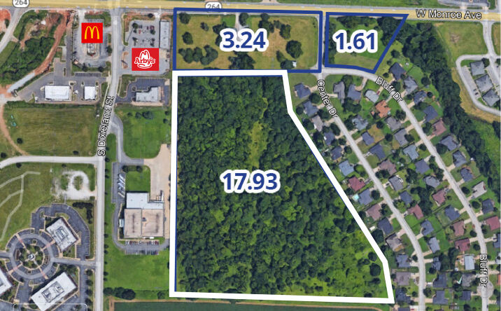 Pictures of Retail, Multifamily, Office, Mixed Use, Land property located at 319 W Monroe Ave, Lowell, AR 72745 for sales - image #1