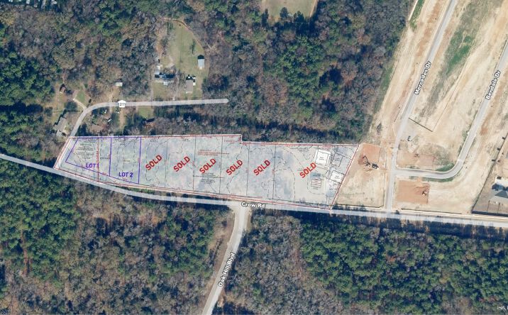 Pictures of Land property located at 2731 Crow Rd, Tyler, TX 75703 for sales - image #1