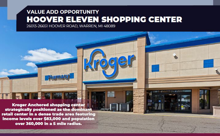 Pictures of Retail property located at 26013-26651 Hoover Road, Warren, MI 48089 for sales - image #1