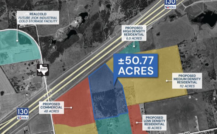 Pictures of Land property located at FM 2001 & Cesar Chavez  Parkway, Lockhart, TX 78644 for sales - image #1