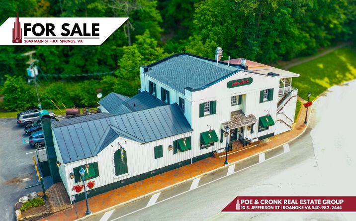 Pictures of Retail property located at 2849 Main St, Hot Springs, VA 24445 for sales - image #1