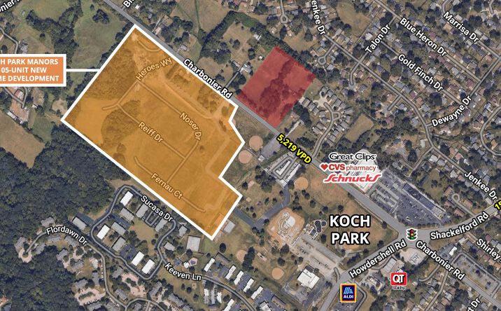 Pictures of Land property located at 2435 & 2475 Charbonier Rd, Florissant, MO 63031 for sales - image #1