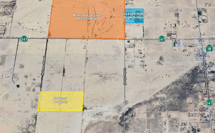 Pictures of Land property located at 84.03 AC Holmes Road, Lucerne Valley, CA 92356 for sales - image #1