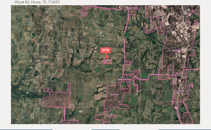 Pictures of Land property located at Wyatt Rd, Howe, TX 75459 for sales - image #1