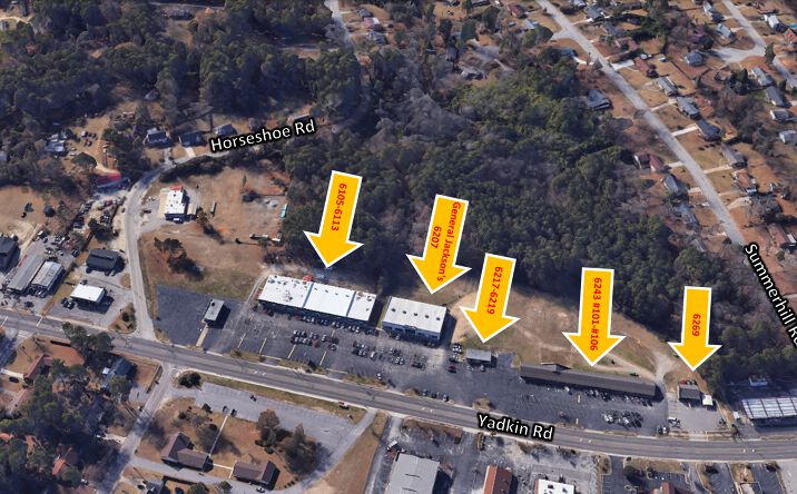 Pictures of Retail property located at 6105 Yadkin Rd, Fayetteville, NC 28303 for sales - image #1