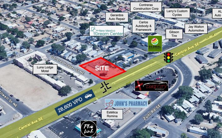 Pictures of Retail property located at 9201 Central Ave NE, Albuquerque, NM 87123 for sales - image #1