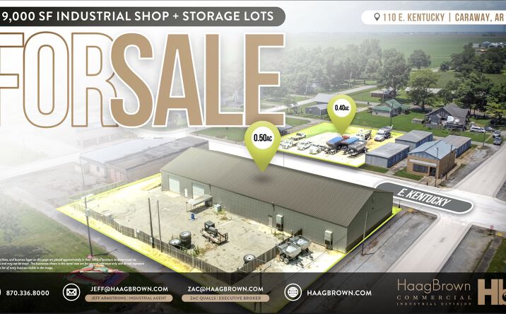 Pictures of Retail, Office, Industrial, Mixed Use property located at 110 E Kentucky St, Caraway, AR 72419 for sales - image #1