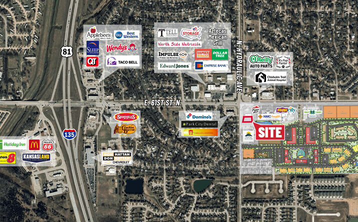 Pictures of Land property located at 61st and hydraulic, Park City, KS 67219 for sales - image #1