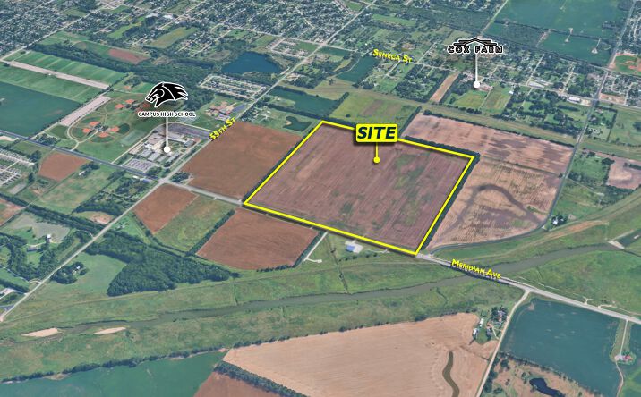 Pictures of Land property located at S of SEc 55th & Meridian, Wichita, KS 67217 for sales - image #1