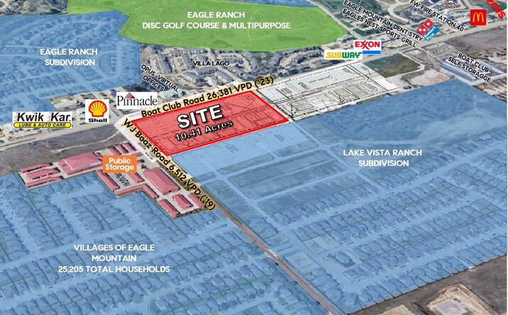 Pictures of Land property located at NEC of Boat Club & Boaz Road, Fort Worth, TX 76179 for sales - image #1