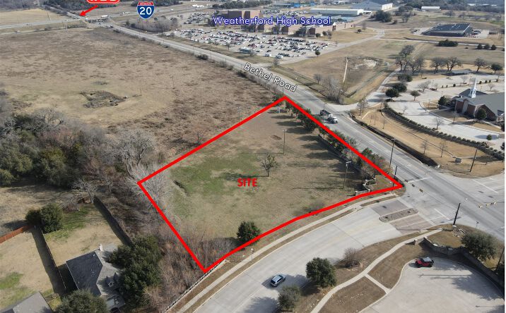 Pictures of Land property located at NEC Bethel Rd & BB Fielder, Weatherford, TX 76087 for sales - image #1
