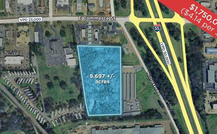 Pictures of Land property located at 607 E Commerce St, Hernando, MS 38632 for sales - image #1