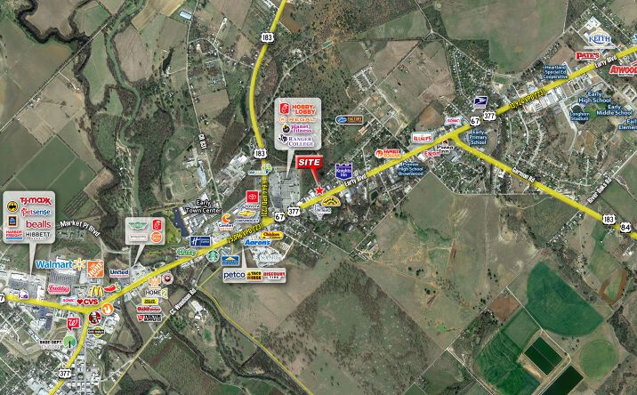 Pictures of Retail property located at 424 Early Blvd, Early, TX 76802 for sales - image #1