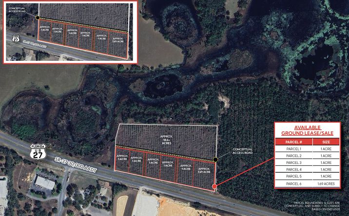 Pictures of Retail, Land property located at Us Highway 27, Groveland, FL 34736 for sales - image #1
