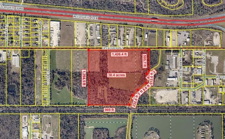 Pictures of Land, Industrial property located at Opelousas Street, Lake Charles, LA 70615 for sales - image #1
