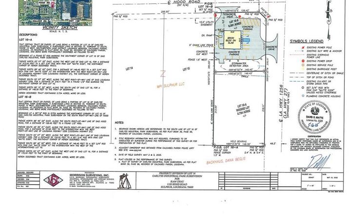 Pictures of Land property located at 110 Hood Road, Sulphur, LA 70665 for sales - image #1