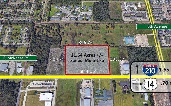 Pictures of Land property located at 0 E McNeese Street, Lake Charles, LA 70607 for sales - image #1