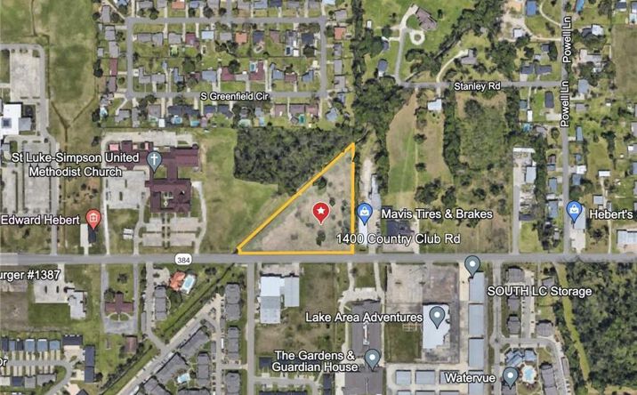 Pictures of Land property located at 1400 Country Club Road, Lake Charles, LA 70605 for sales - image #1