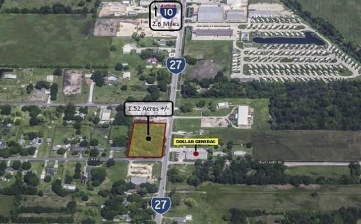 Pictures of Land property located at HWY 27 South Highway, Sulphur, LA 70665 for sales - image #1