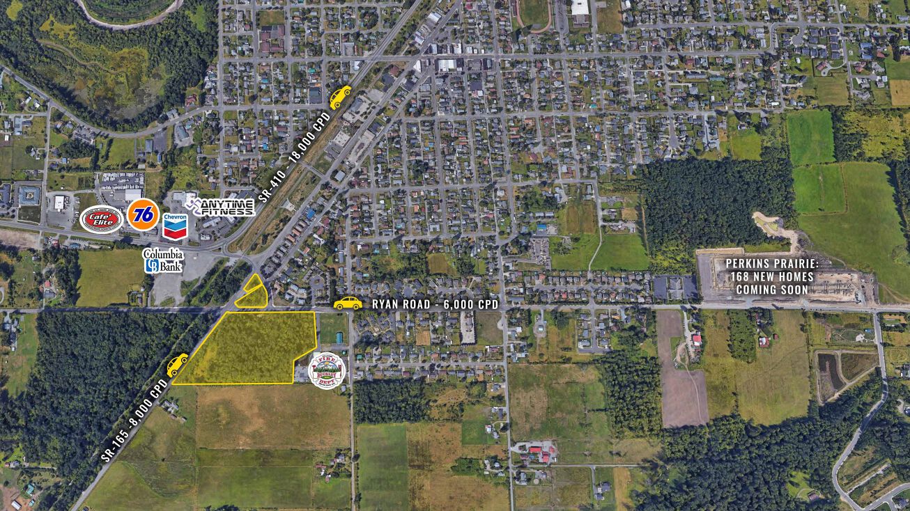 SE Corner of State Route 165 & Ryan Road, Buckley, WA 98321 Land for