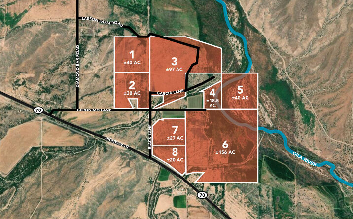 Pictures of Land property located at ±436 AC Near Ft. Thomas, Fort Thomas, AZ 85536 for sales - image #1