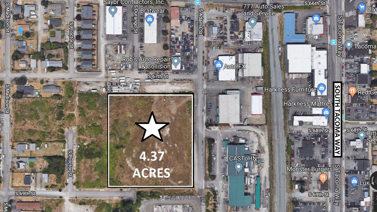 Pictures of Land property located at 6718 S Adams St, WA 98409