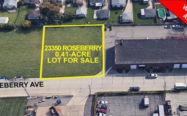 Pictures of Land property located at 23350 Roseberry Ave, Warren, MI 48089 for sales - image #1
