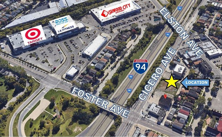 Pictures of Land, Multifamily, Retail, Industrial property located at 5130-50 N Cicero Avenue, Chicago, IL 60630 for sales - image #1