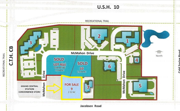 Pictures of Land property located at McMahon Business Park, Neenah, WI 54956 for sales - image #1