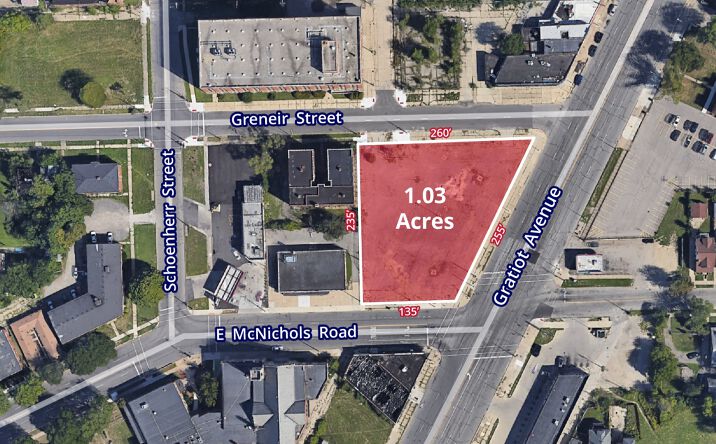 Pictures of Land property located at 13715 Gratiot Ave, Detroit, MI 48205 for sales - image #1