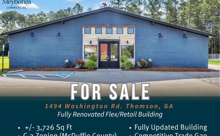 Pictures of Industrial, Mixed Use, Retail property located at 1494 Washington Rd, Thomson, GA 30824 for sales - image #1