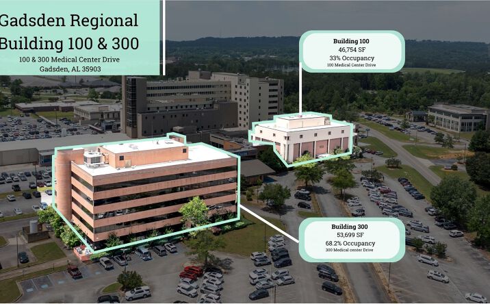 Pictures of Office property located at 100-300 Medical Center Drive Gadsden, AL, Gadsden, AL 35903 for sales - image #1