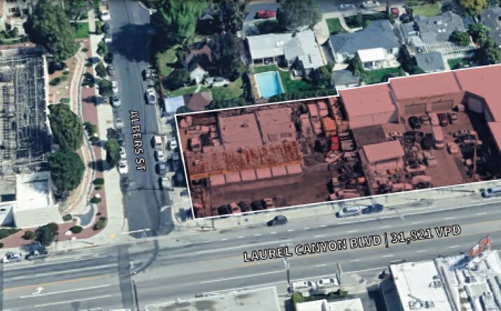 Pictures of Land property located at 5452 Laurel Canyon Blvd, Los Angeles, CA 91607 for sales - image #1