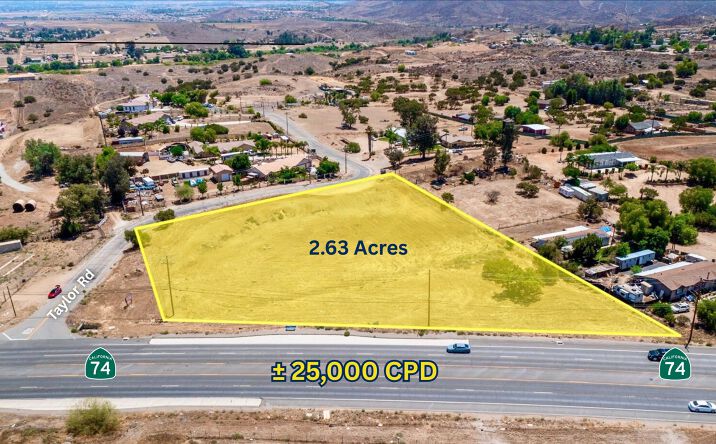 Pictures of Land property located at Highway 74, Perris, CA 92570 for sales - image #1