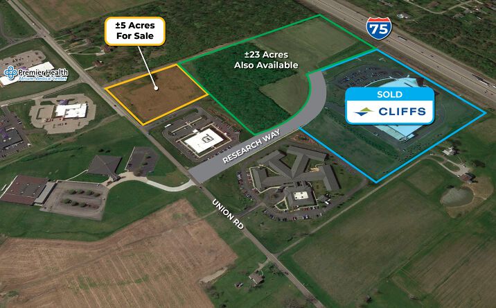 Pictures of Land property located at Union Road & I-75, Middletown, OH 45005 for sales - image #1