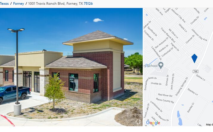 Pictures of Office, Retail property located at 1001 Travis Ranch Blvd, Forney, TX 75126 for sales - image #1