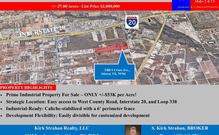 Pictures of Land property located at TBD S Crane Ave, Odessa, TX 79766 for sales - image #1