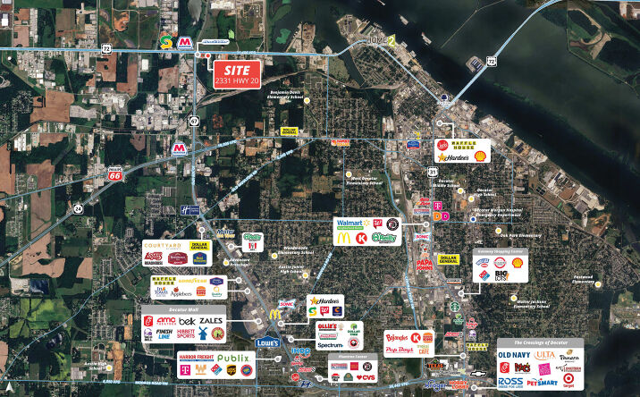 Pictures of Land property located at 2331 Hwy 20, Decatur, AL 35601 for sales - image #1