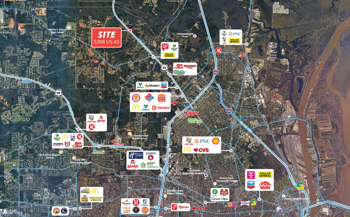 Pictures of Land property located at 5398 Hwy 45, Eight Mile, AL 36613 for sales - image #1