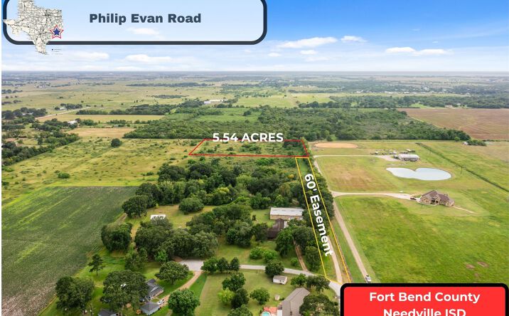 Pictures of Land property located at 6423 Philip Evan Rd, Needville, TX 77461 for sales - image #1