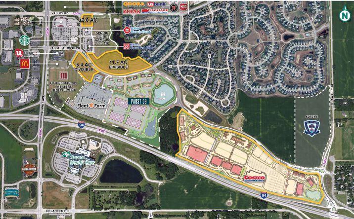 Pictures of Land property located at Interstate 94 & Highway 67, Oconomowoc, WI 56066 for sales - image #1