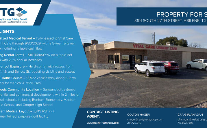 Pictures of Office property located at 3101 S 27th St, Abilene, TX 79605 for sales - image #1