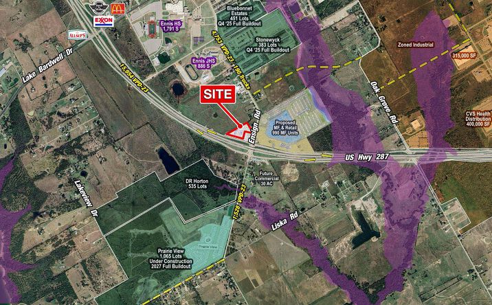 Pictures of Land property located at Hwy 287 & Ensign Rd, Flint, TX 75762 for sales - image #1