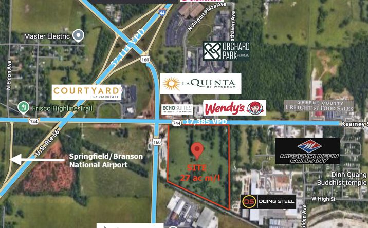 Pictures of Land, Mixed Use property located at 3300 W Kearney St, Springfield, MO 65803 for sales - image #1