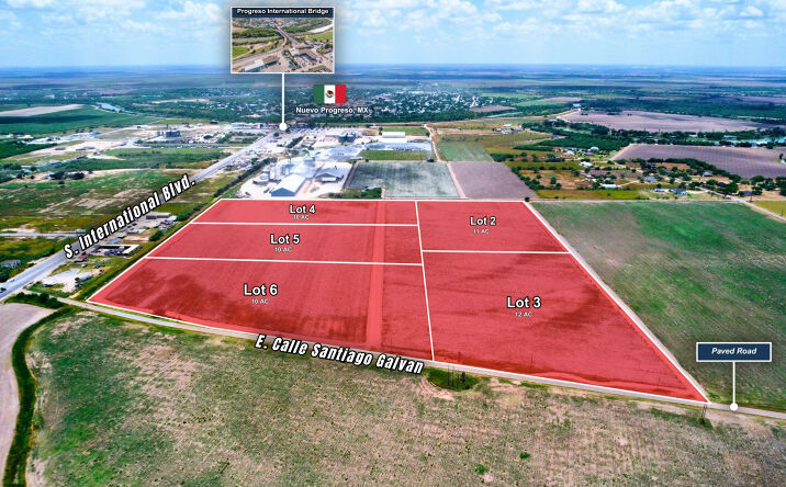 Pictures of Land property located at 4 E Calle Santiago Galvan, Progreso Lakes, TX 78596 for sales - image #1