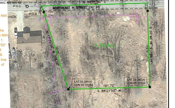 Pictures of Land property located at NE H. Street, Stigler, OK 74462 for sales - image #1
